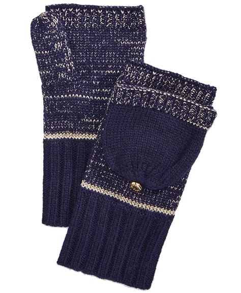 michael kors marl metallic striped convertible mittens|michael kors deutschland online shop.